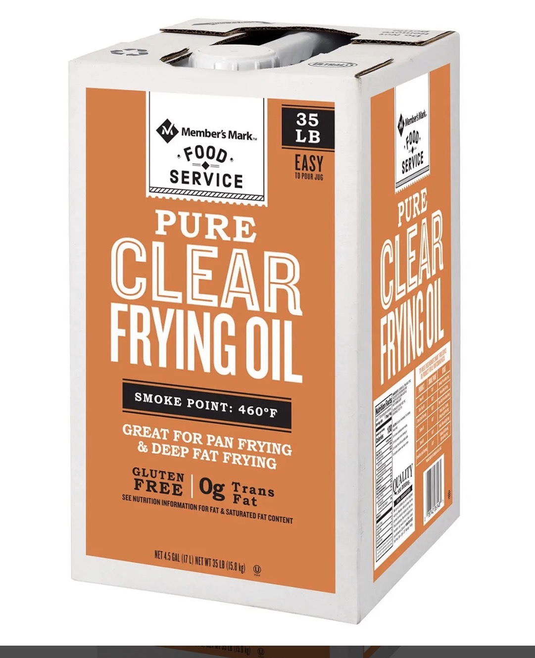 Clear Frying Oil 35Lb